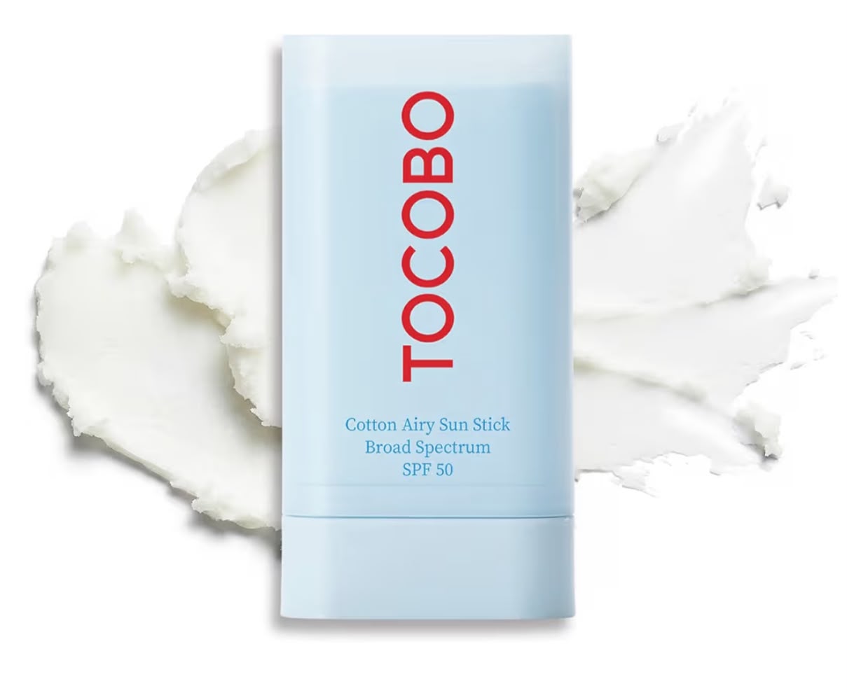 TOCOBO Cotton Airy Sun Stick SPF 50 - Protector solar